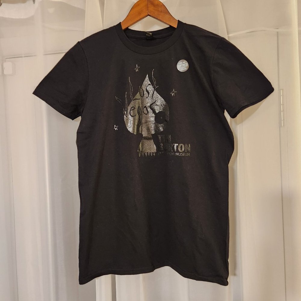 NEW Tim Burton's "Lost Vegas" Card Creature Heart T-Shirt (S) - Neon Mus…